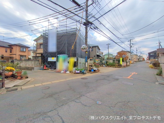 千葉県柏市しいの木台４丁目の新築戸建てシート写真 2025年11月17日撮影