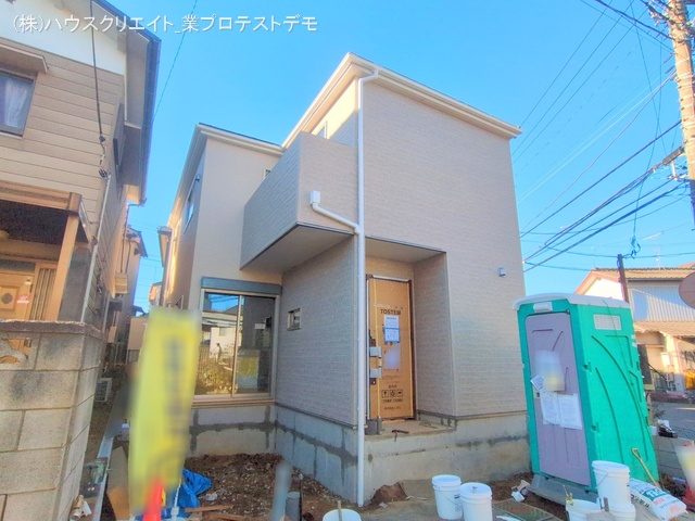 千葉県柏市しいの木台４丁目の新築戸建て外構写真 2025年12月3日撮影