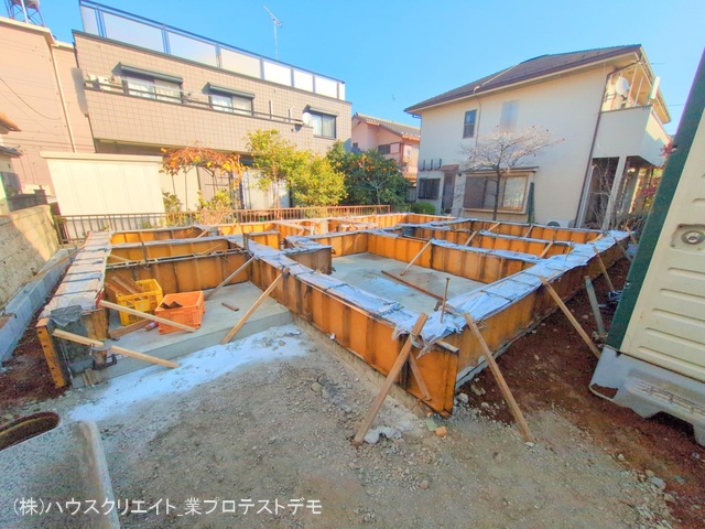 千葉県松戸市六高台２丁目の新築戸建て基礎写真 2025年11月27日撮影
