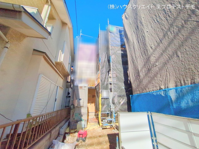 千葉県松戸市六高台２丁目の新築戸建てシート写真 2025年12月21日撮影