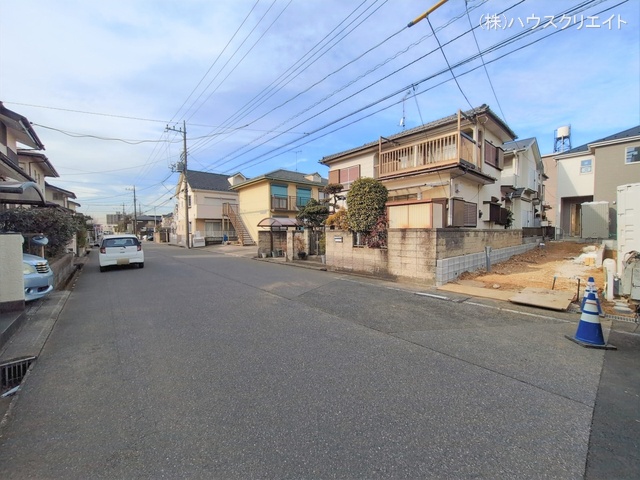 千葉県松戸市六高台２丁目の新築戸建て外構写真 2026年1月14日撮影