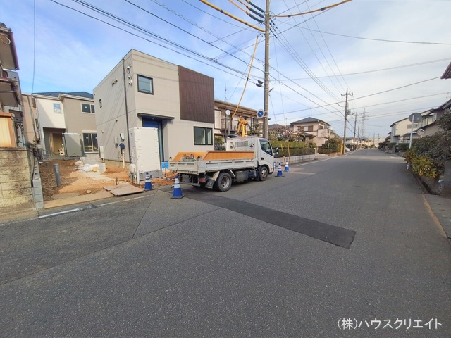 千葉県松戸市六高台２丁目の新築戸建て外構写真 2026年1月14日撮影