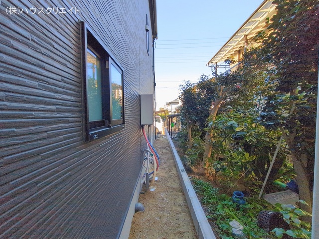 千葉県柏市布施の新築戸建て外構写真 2026年1月21日撮影