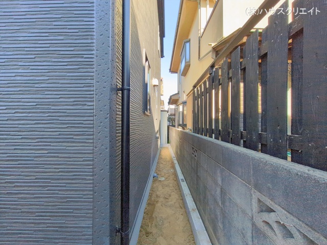 千葉県柏市布施の新築戸建て外構写真 2026年1月21日撮影