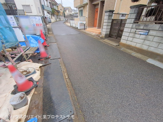 千葉県松戸市小金きよしケ丘４丁目の新築戸建てシート写真 2026年1月6日撮影