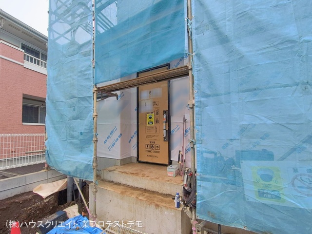 千葉県松戸市小金きよしケ丘４丁目の新築戸建てシート写真 2026年1月6日撮影