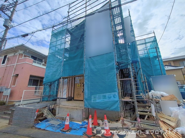 千葉県松戸市小金きよしケ丘４丁目の新築戸建てシート写真 2026年1月27日撮影