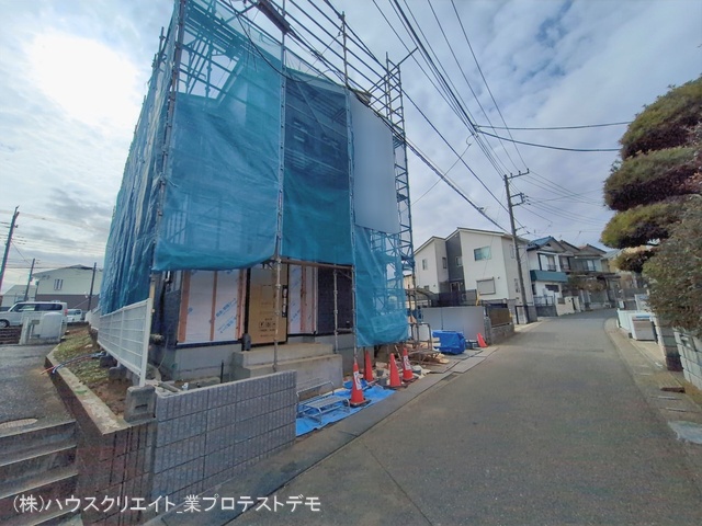 千葉県松戸市小金きよしケ丘４丁目の新築戸建てシート写真 2026年1月27日撮影