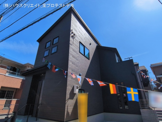 千葉県松戸市小金きよしケ丘４丁目の新築戸建て外構写真 2026年3月8日撮影