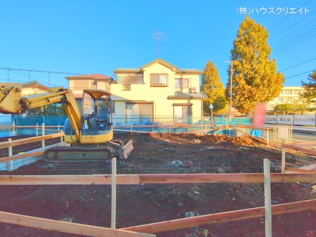 千葉県流山市東初石２丁目の新築戸建て基礎写真 2025年11月11日撮影