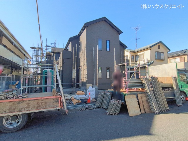 千葉県流山市東初石２丁目の新築戸建て外構写真 2026年1月12日撮影