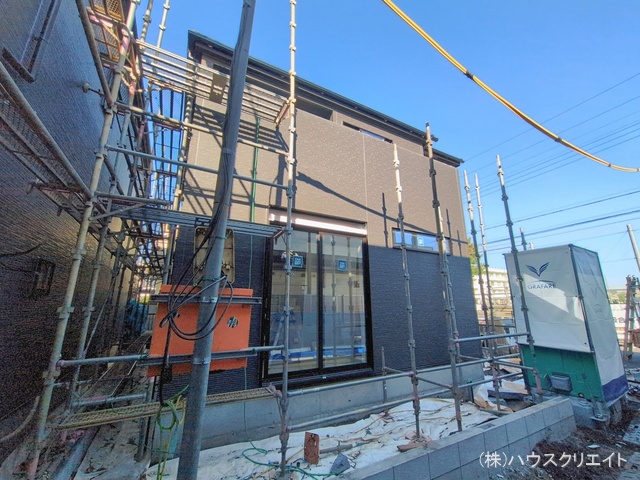 千葉県流山市東初石２丁目の新築戸建て外構写真 2026年1月12日撮影