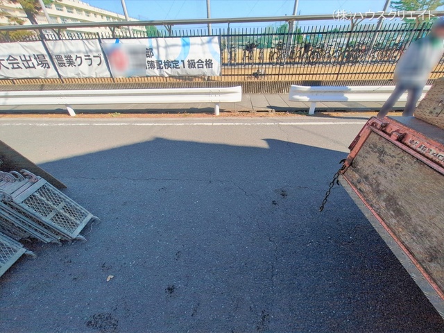 千葉県流山市東初石２丁目の新築戸建て外構写真 2026年1月12日撮影