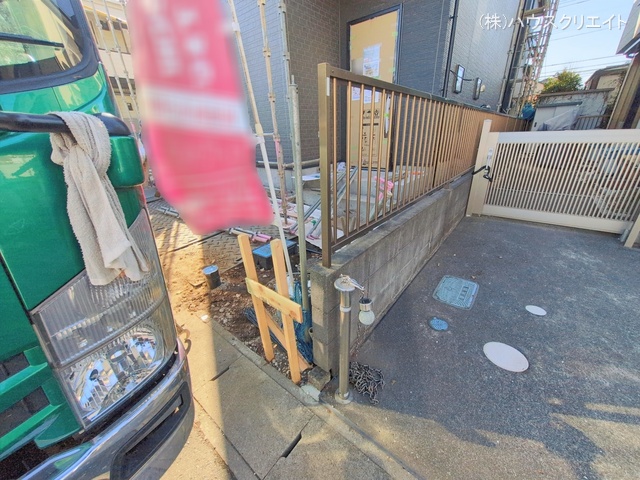 千葉県流山市東初石２丁目の新築戸建て外構写真 2026年1月12日撮影