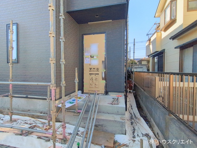 千葉県流山市東初石２丁目の新築戸建て外構写真 2026年1月12日撮影