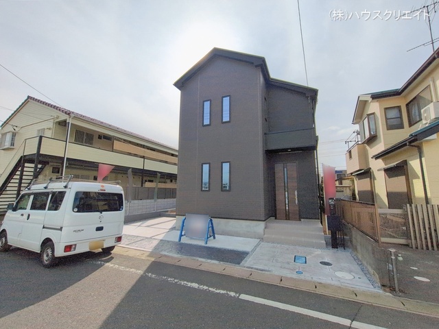 千葉県流山市東初石2丁目の新築戸建て完成写真 2026年2月19日撮影