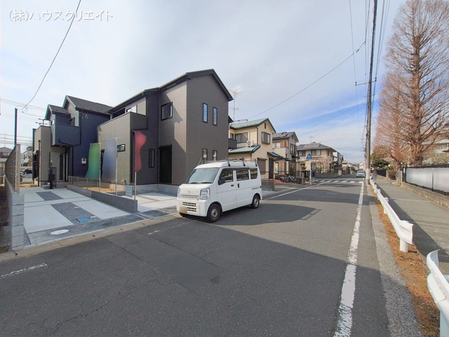 千葉県流山市東初石2丁目の新築戸建て完成写真 2026年2月19日撮影