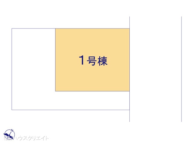 千葉県流山市東初石２丁目の新築戸建て全体区画図 ※図面と異なる場合は現況を優先
