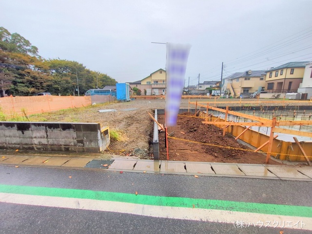 千葉県松戸市六高台3丁目の新築戸建て基礎写真 2025年10月21日撮影