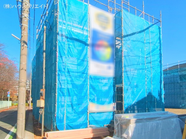 千葉県松戸市六高台3丁目の新築戸建てシート写真 2025年11月27日撮影