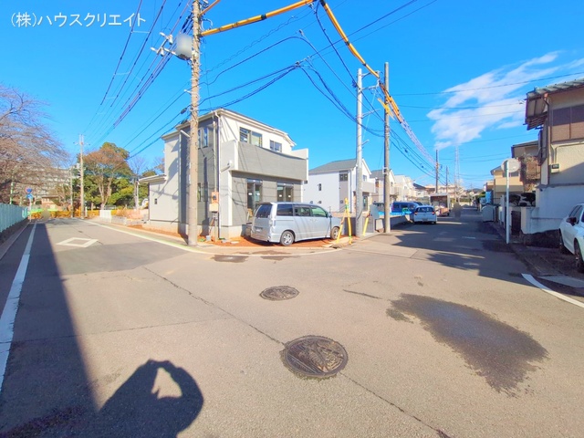 千葉県松戸市六高台3丁目の新築戸建て外構写真 2025年12月21日撮影