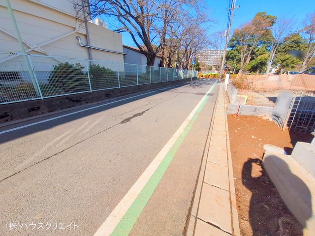 千葉県松戸市六高台3丁目の新築戸建て外構写真 2025年12月21日撮影