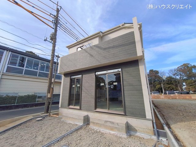 千葉県松戸市六高台3丁目の新築戸建て外構写真 2026年1月14日撮影