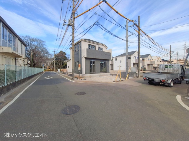 千葉県松戸市六高台3丁目の新築戸建て外構写真 2026年1月14日撮影