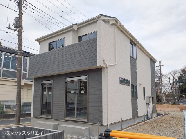 千葉県松戸市六高台3丁目の新築戸建て外構写真 2026年1月20日撮影