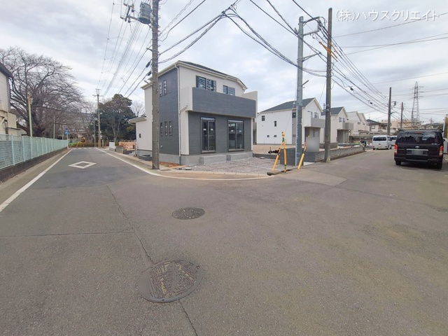 千葉県松戸市六高台3丁目の新築戸建て外構写真 2026年1月20日撮影