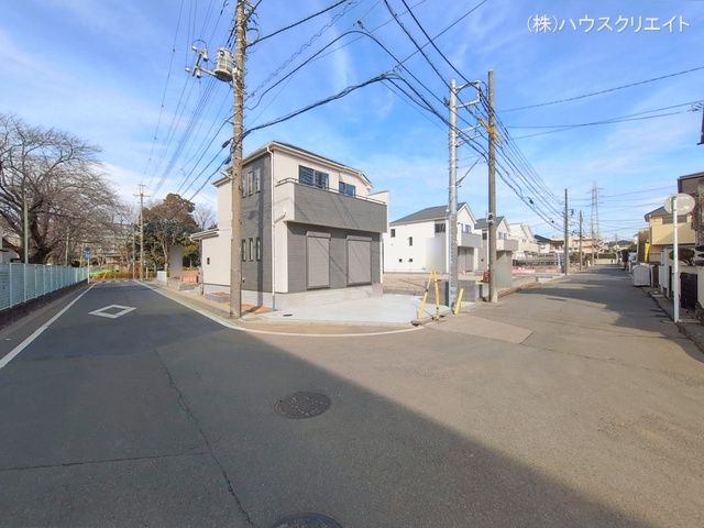 千葉県松戸市六高台3丁目の新築戸建て完成写真 2026年2月9日撮影