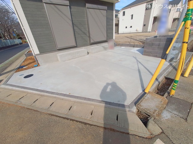 千葉県松戸市六高台3丁目の新築戸建て完成写真 2026年2月9日撮影