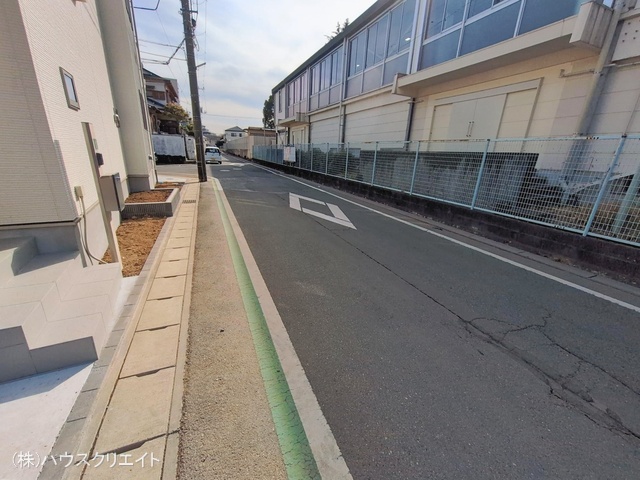 千葉県松戸市六高台3丁目の新築戸建て完成写真 2026年2月9日撮影