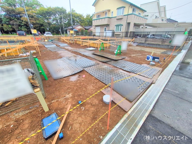 千葉県松戸市六高台3丁目の新築戸建て基礎写真 2025年10月21日撮影