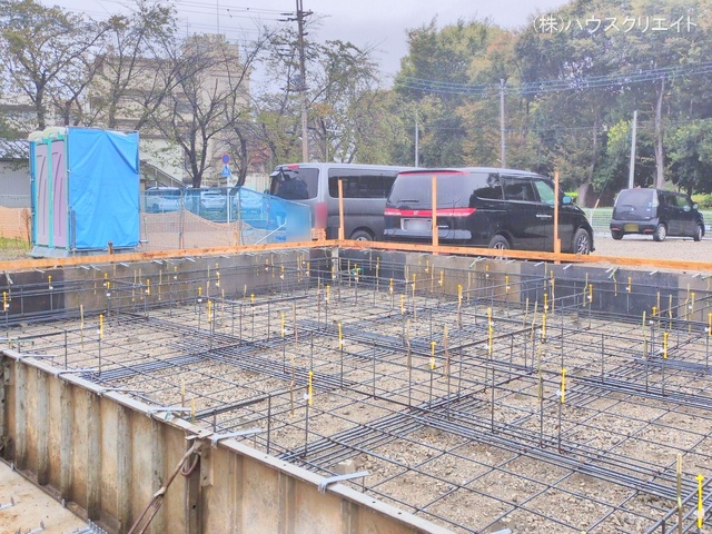 千葉県松戸市六高台3丁目の新築戸建て基礎写真 2025年10月21日撮影