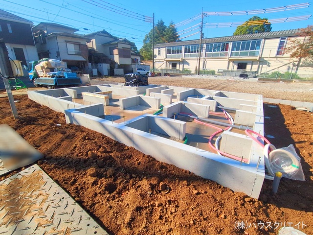 千葉県松戸市六高台3丁目の新築戸建て基礎写真 2025年11月3日撮影