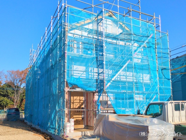 千葉県松戸市六高台3丁目の新築戸建てシート写真 2025年11月27日撮影