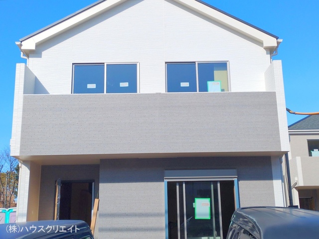 千葉県松戸市六高台3丁目の新築戸建て外構写真 2025年12月21日撮影