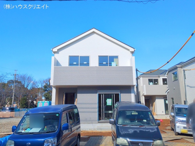 千葉県松戸市六高台3丁目の新築戸建て外構写真 2025年12月21日撮影