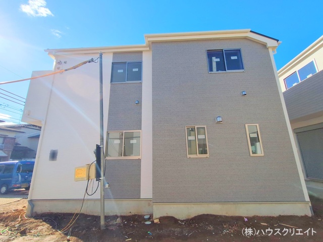 千葉県松戸市六高台3丁目の新築戸建て外構写真 2025年12月21日撮影