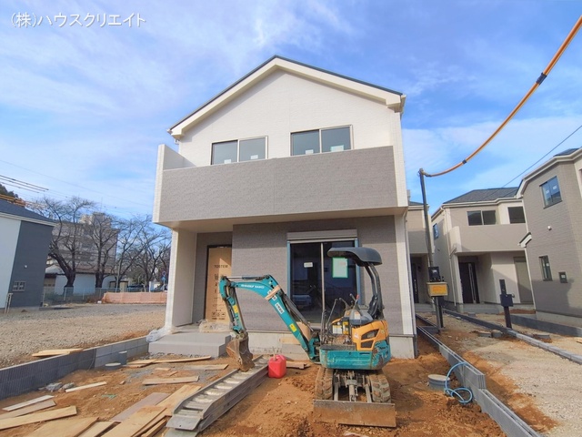 千葉県松戸市六高台3丁目の新築戸建て外構写真 2026年1月14日撮影