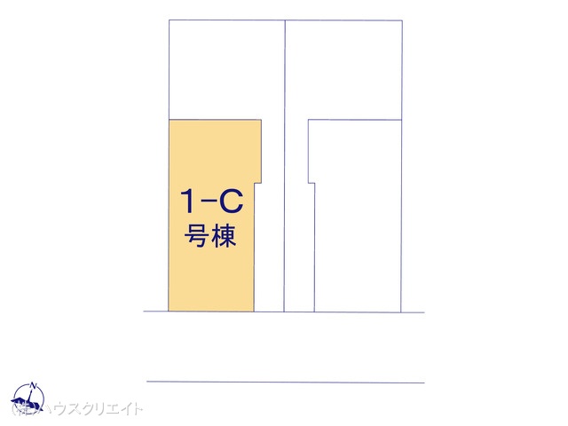 千葉県松戸市六高台3丁目の新築戸建て全体区画図 ※図面と異なる場合は現況を優先