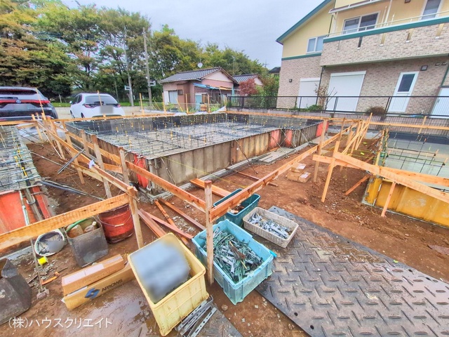 千葉県松戸市六高台3丁目の新築戸建て基礎写真 2025年10月21日撮影