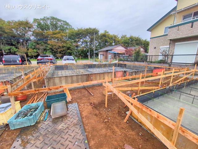 千葉県松戸市六高台3丁目の新築戸建て基礎写真 2025年10月21日撮影