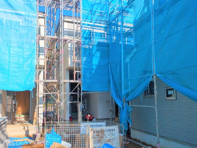 千葉県松戸市六高台3丁目の新築戸建てシート写真 2025年11月27日撮影