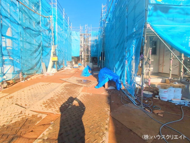 千葉県松戸市六高台3丁目の新築戸建てシート写真 2025年11月27日撮影