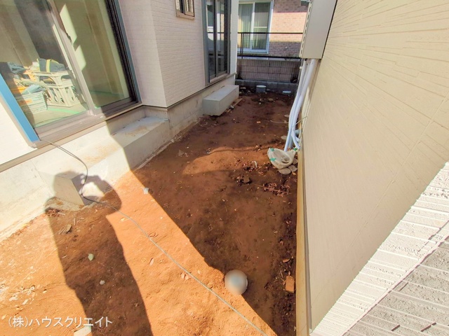 千葉県松戸市六高台3丁目の新築戸建て外構写真 2025年12月21日撮影