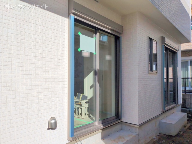 千葉県松戸市六高台3丁目の新築戸建て外構写真 2025年12月21日撮影