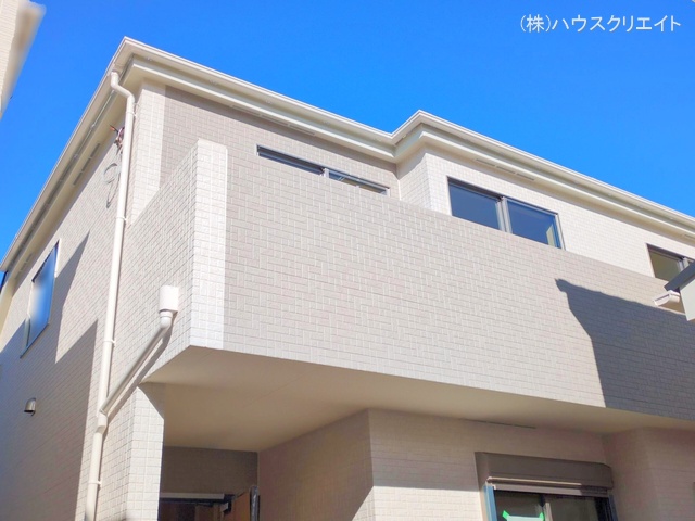 千葉県松戸市六高台3丁目の新築戸建て外構写真 2025年12月21日撮影