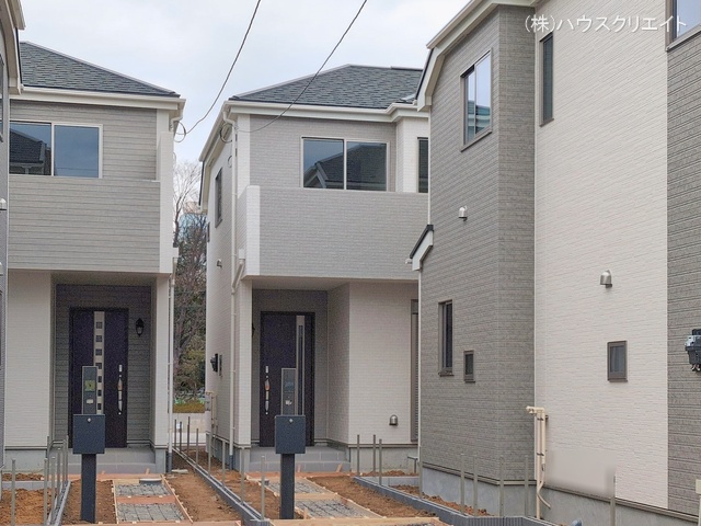 千葉県松戸市六高台3丁目の新築戸建て外構写真 2026年1月20日撮影